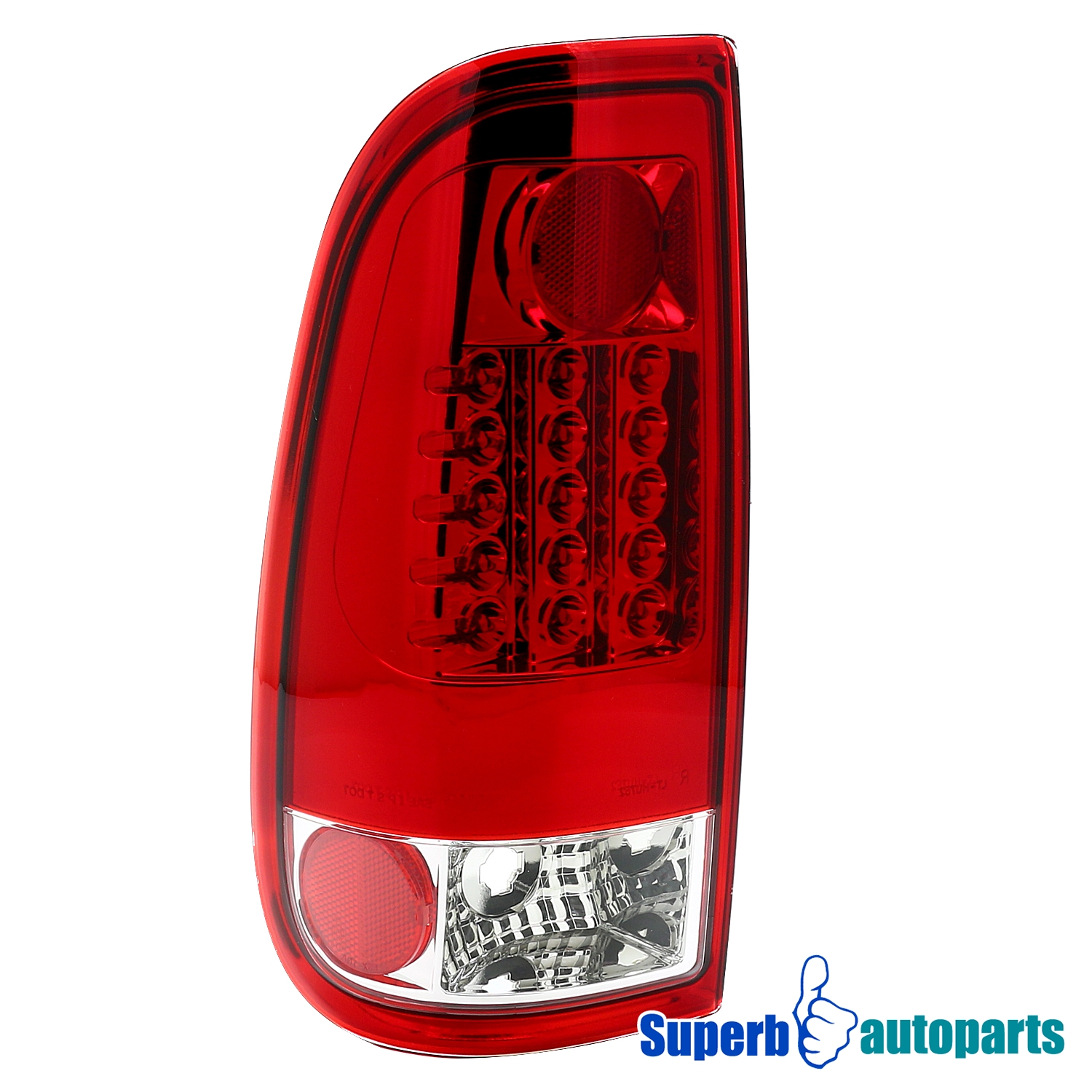 For F250 F350 F450 F550 2008-2016 Red LED Rear Brake Tail Lights | eBay