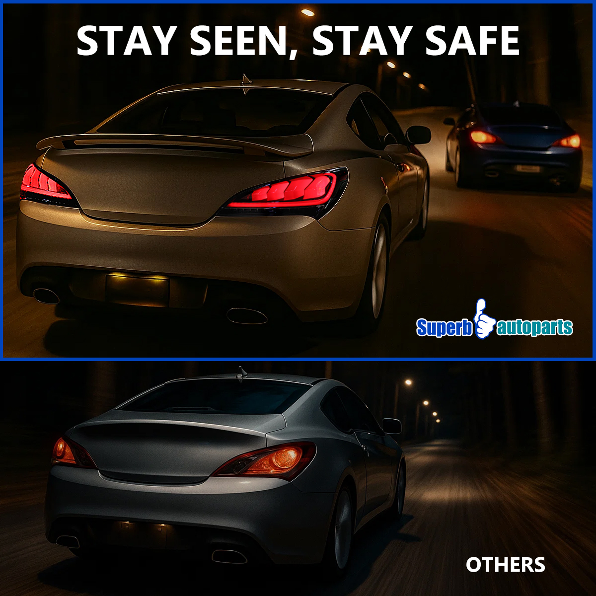 Fits 2010-2016 Hyundai Genesis Coupe Shiny Black Sequential LED Tail Lights Pair - Picture 9 of 13