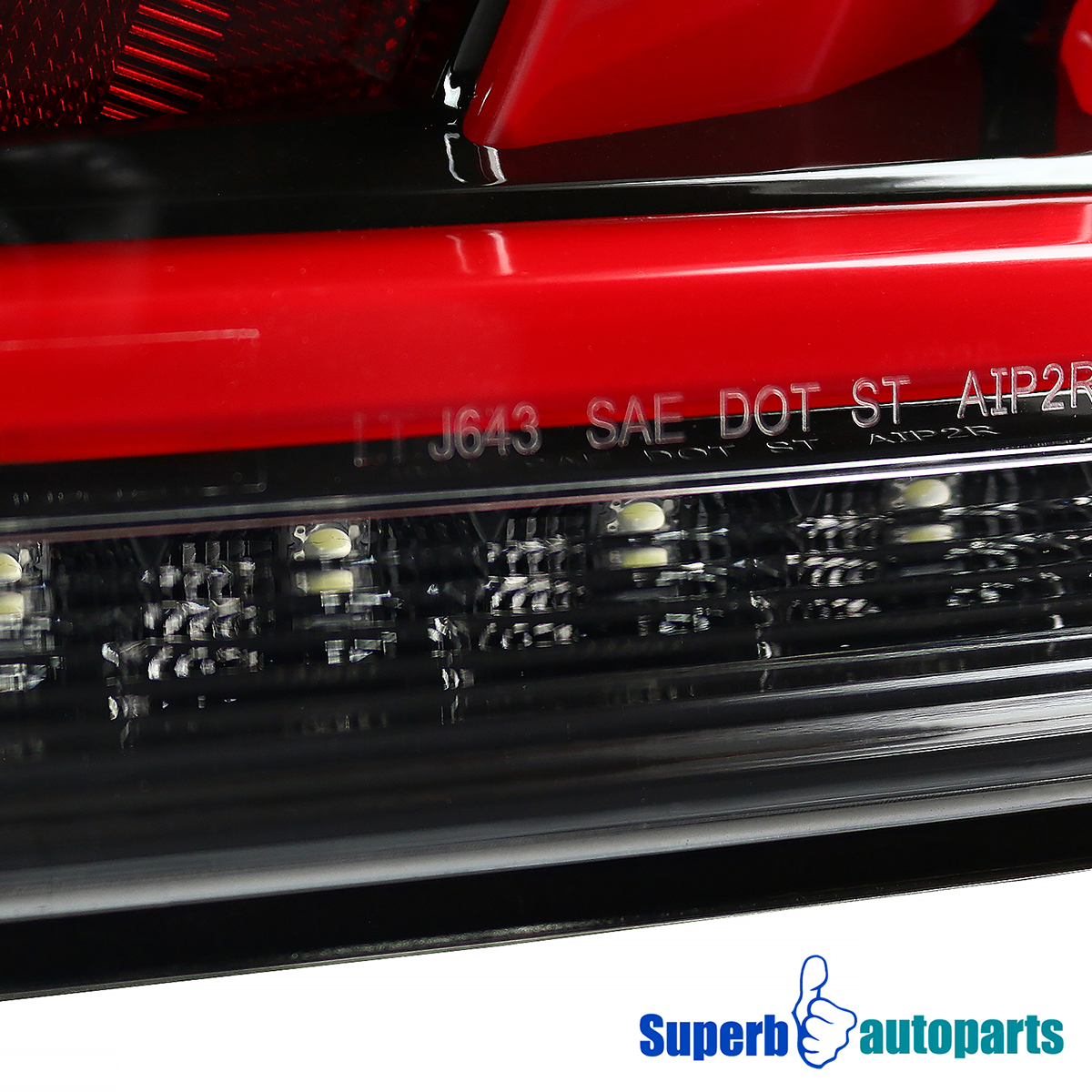 Fits 2010-2016 Hyundai Genesis Coupe Shiny Black Sequential LED Tail Lights Pair - Picture 13 of 13