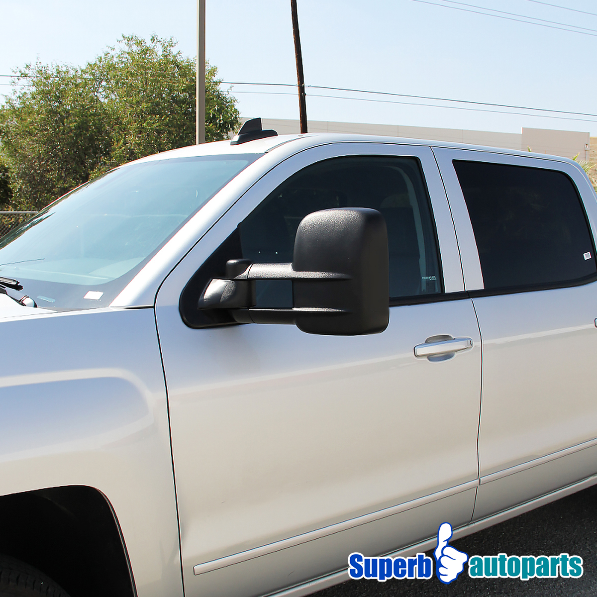 For 2014-2018 Silverado Sierra 1500 2500HD 3500HD Side Manual Towing