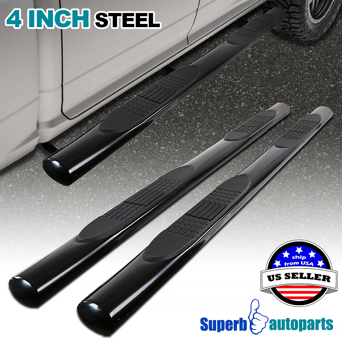 Super Crew Cab >> Details About For 2009 2014 Ford F150 Super Crew Cab Side Step Bars Running Boards 4 Super Crew Cab >> Details About For 2009 2014 Ford F150 Super Crew Cab Side Step Bars Running Boards 4
