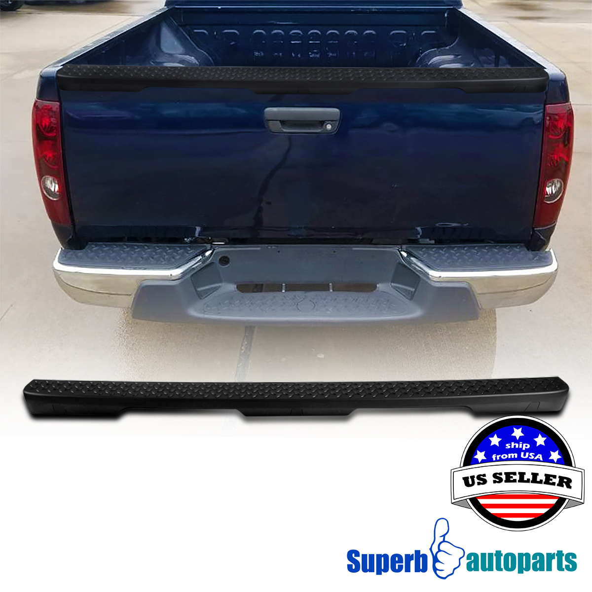 Tailgate Handle With Keyhole For 2004-2012 Chevy Colorado & GMC Canyon – Black Plastic