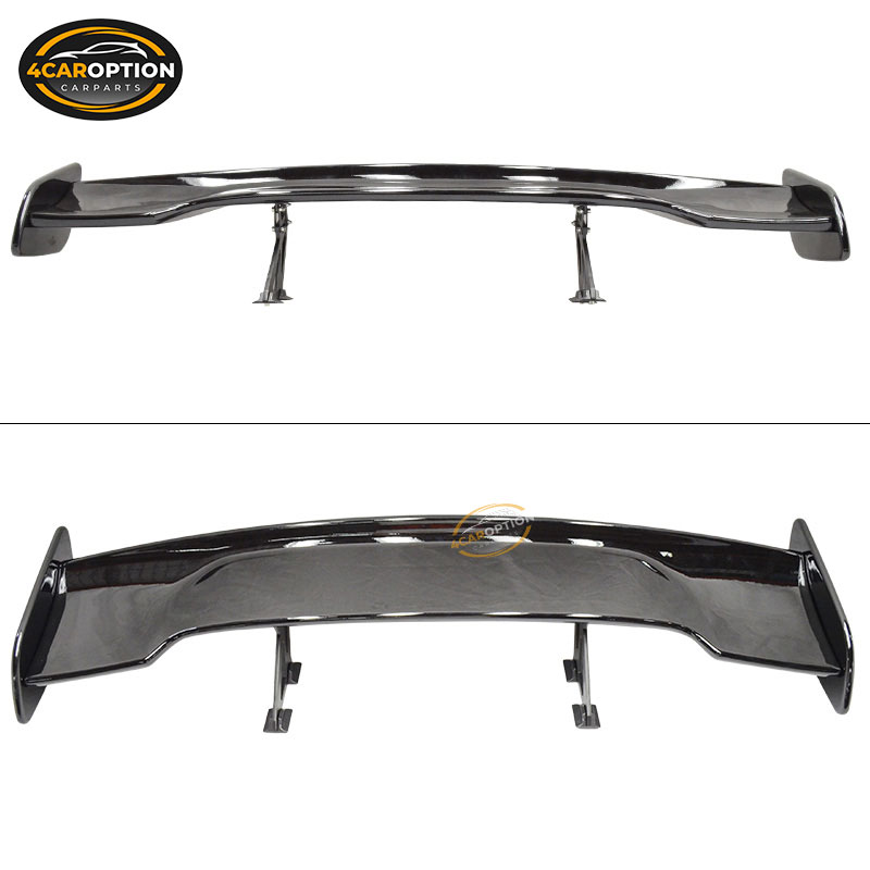 57-inch GT Style Trunk Spoiler – Primer Black ABS Plastic – Universal Adjustable Bracket Wing By HDC Autosports