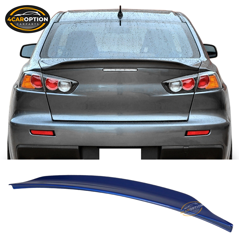 Fits 08-17 Lancer EVO X JDM Duckbill Trunk Spoiler Painted Octane