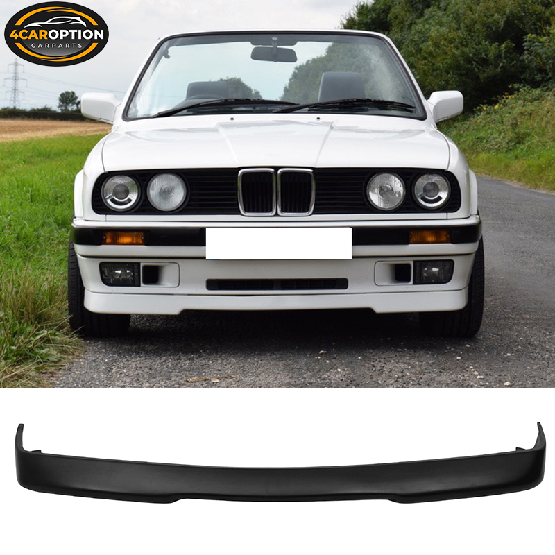 Fits 84-92 BMW E30 3-Series RG Style Front Bumper Lip Spoiler