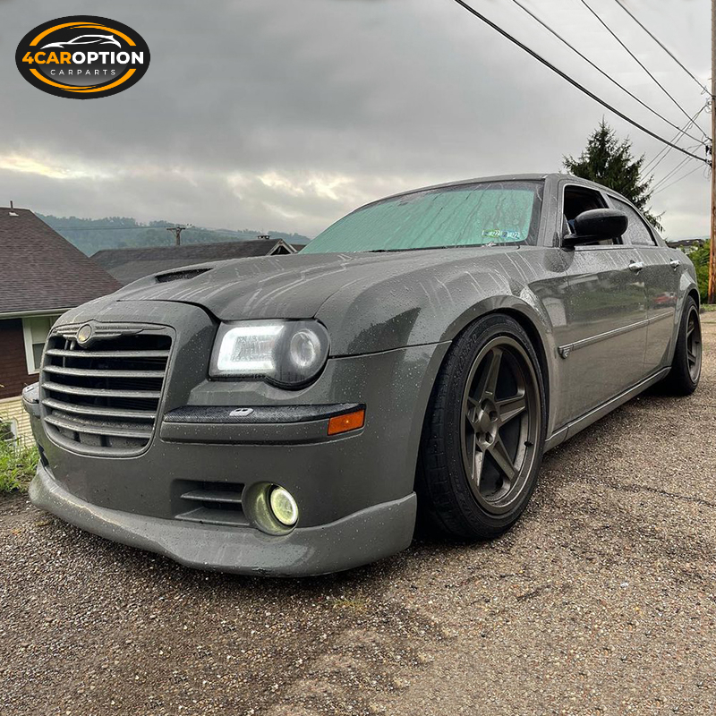 thumbnail image 2 of VIP Style Front Bumper Lip Splitter For 2005-2010 Chrysler 300 300C - Unpainted PU 2 of 5