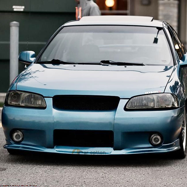 Fits 02-03 Nissan Sentra 4Dr B15 SE-R Spec V Front Bumper Lip Spoiler