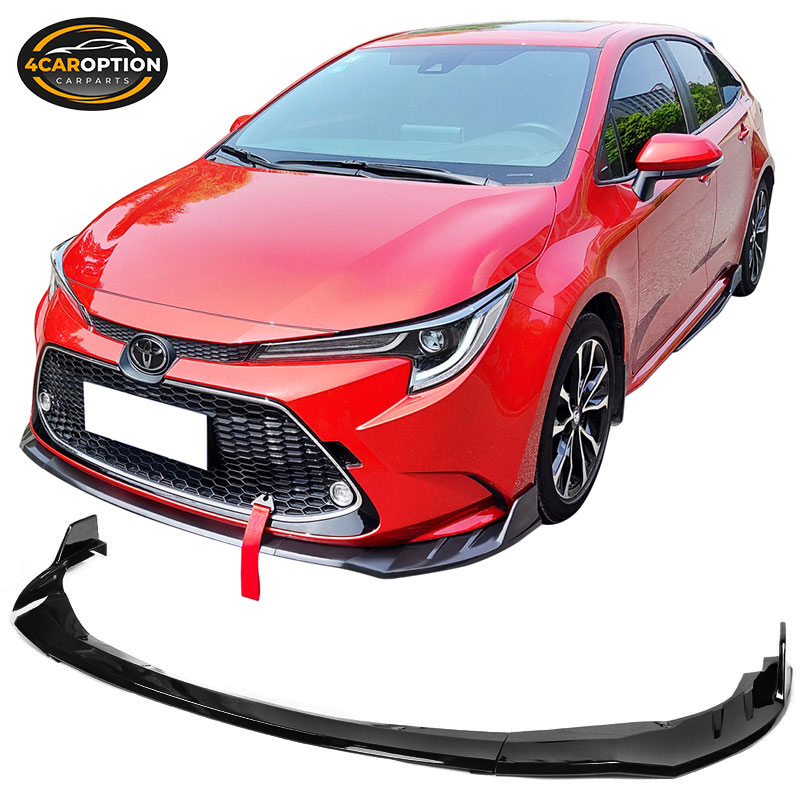 Fit 20-24 Toyota Corolla L LE XLE Hybrid LE Front Bumper Lip