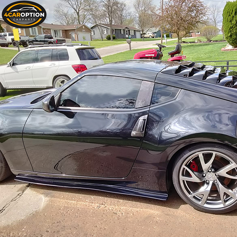 Fits 09-20 Nissan 370Z Aero Jacket Side Skirts Rocker Panel