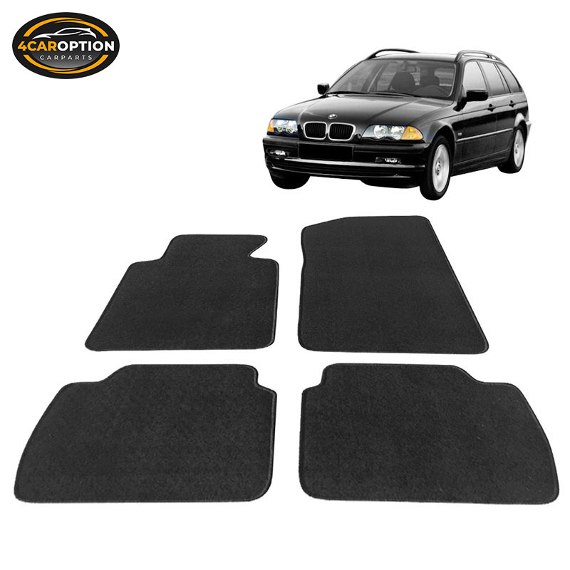 Fits 9906 BMW E46 M3 Floor Mats Carpet Front & Rear Nylon Black 4PC eBay