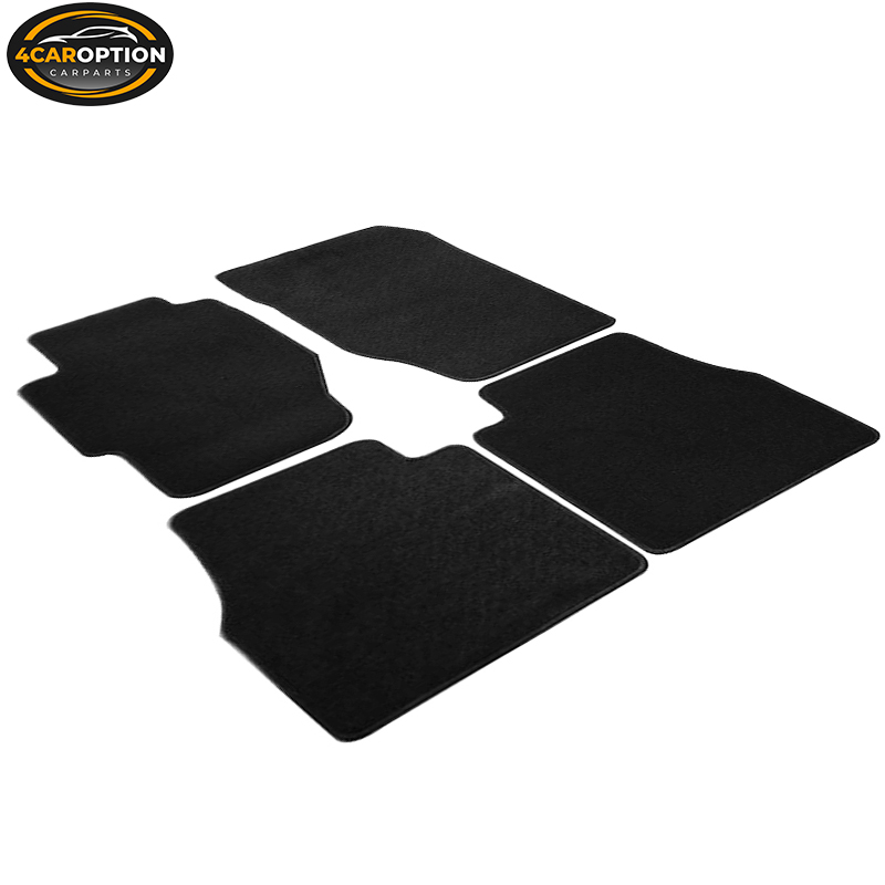 Fits 9802 Honda Accord Floor Mats Carpet Front & Rear Nylon Black 4PC