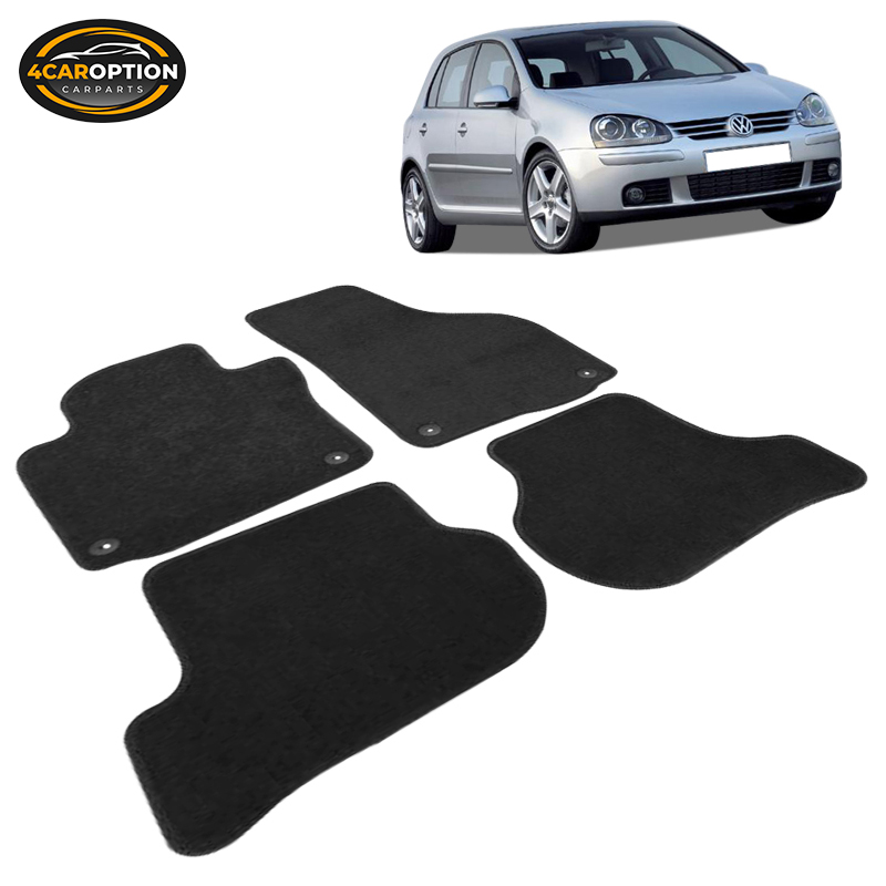 Fits 06 09 Volkswagen Golf Rabbit Gti Floor Mats Carpet Front Rear Nylon 4pc Ebay