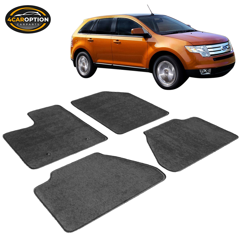 Fits 0713 Ford Edge Floor Mats Carpet Front & Rear Gray 4PC Nylon eBay