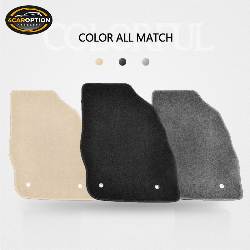 DB Bespoke - Tailored Car Mats - Compatible With Mazda 3 2009-2013 - Black Carpet - Non-Slip Carpet Mat - 4 Pc Complete Car Floor Mats With No Clips - Black - View #8