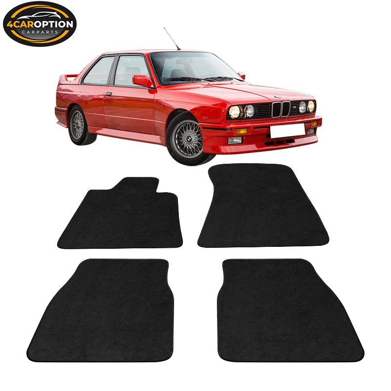 Fits 8491 BMW E30 3 Series Coupe Floor Mat Carpet Front & Rear 4 PC