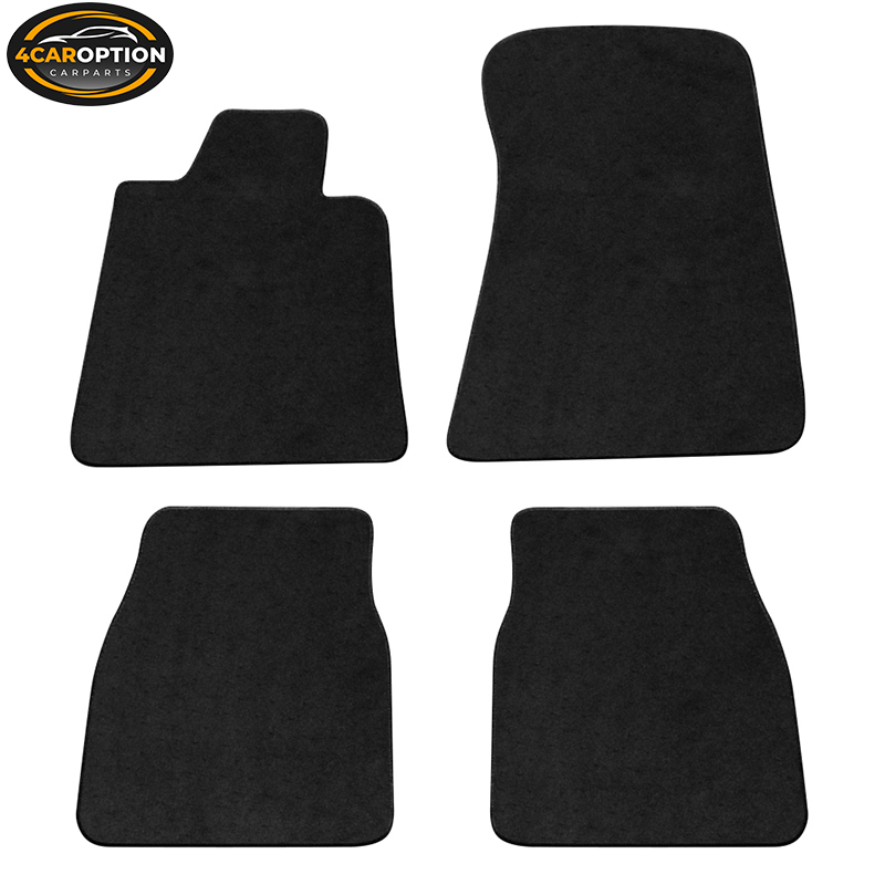 84-91 E30 3 Series Coupe Floor Mats Carpets Front & Rear 4PC Black FOR: (BMW 84-91 E30 3 Series Coupe Floor Mats Carpets Front & Rear 4PC Black FOR: (BMW