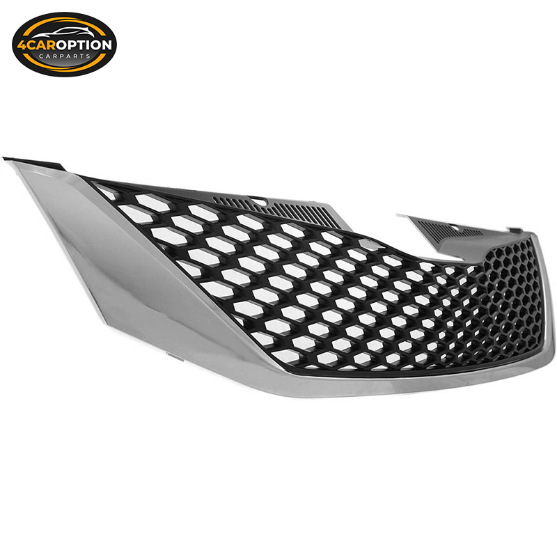 Berliii Chrome Mesh Grille Insert For 2018-2020 Toyota Sienna – Front Upper Bumper