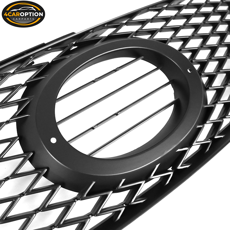 thumbnail image 2 of IS-F Style Front Bumper Mesh Grille For 2006-2008 Lexus IS250 & IS350 - Black ABS Plastic, Vertical Billet 2 of 4
