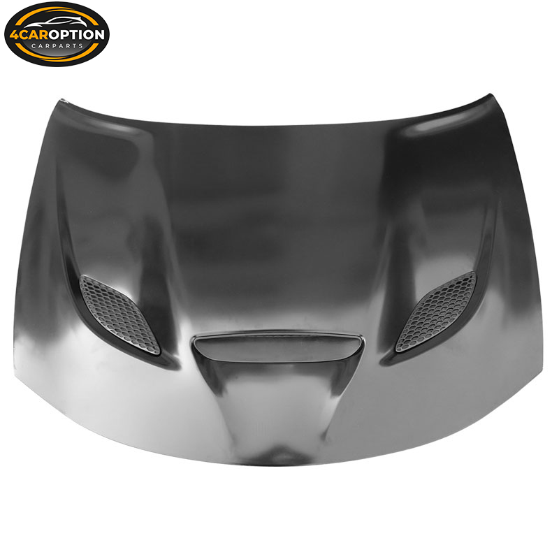 Fits 1520 Dodge Charger SRT Style Hood Scoop Air Vent Black Aluminum eBay