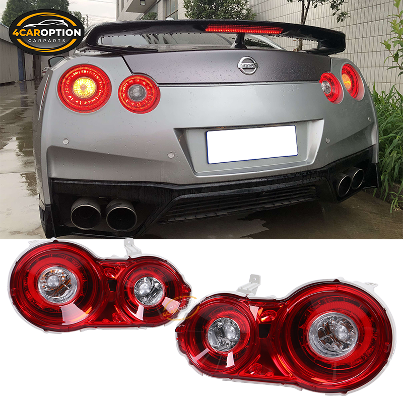 Fits 09-24 Nissan R35 GTR LED Tail Lights Upgrade 09-16 to 17+