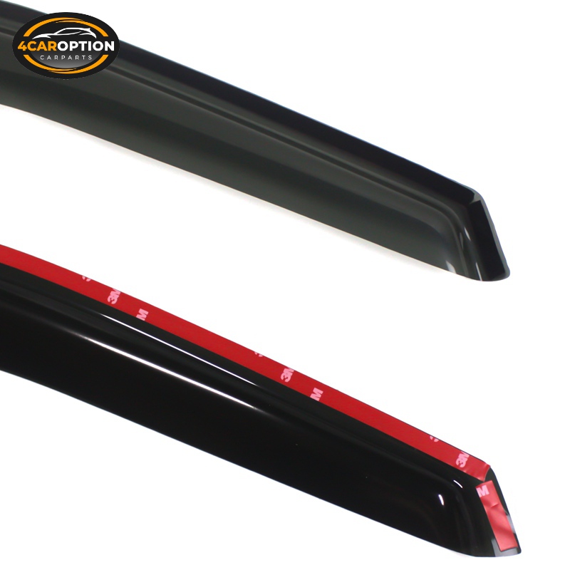 thumbnail image 2 of Smoke Window Visors For 99-07 GMC Sierra Standard Cab – 4Caroption – 2Pc Set 2 of 6