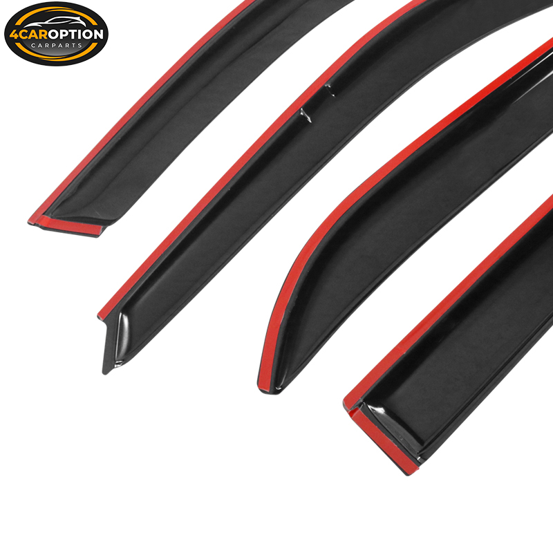 For 92-95 Honda Civic Coupe 2Dr Smoke Tinted Windows Visor Rain