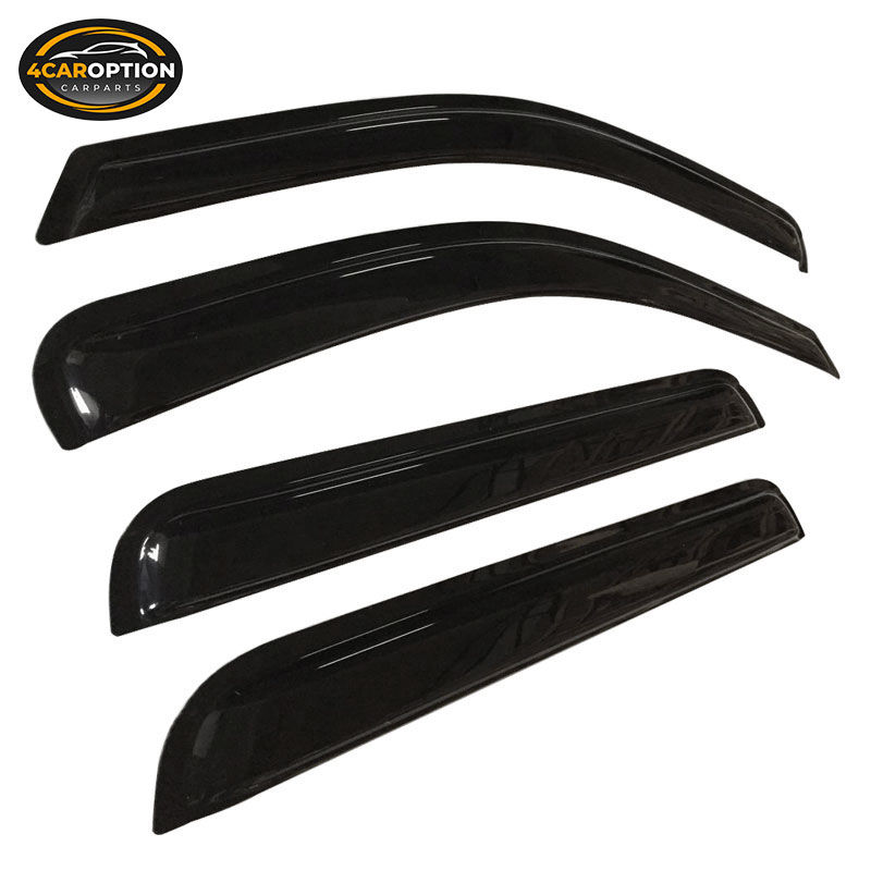 thumbnail image 2 of Fits 1999-2004 Jeep Grand Cherokee WJ – 4Pc Smoke Window Visors Rain Guard Set 2 of 4