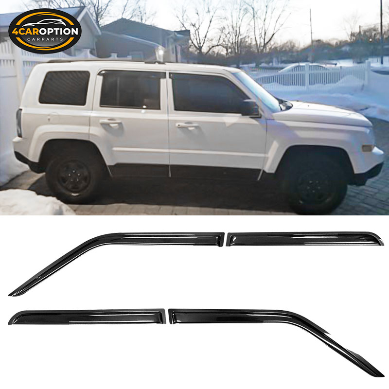 Fits 0718 Jeep Patriot Acrylic Window Visors 4Pc Set eBay