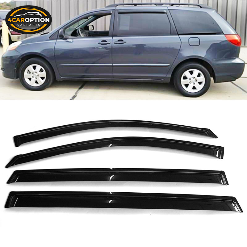 For 0409 Toyota Sienna Acrylic Window Visors 4Pc Set eBay