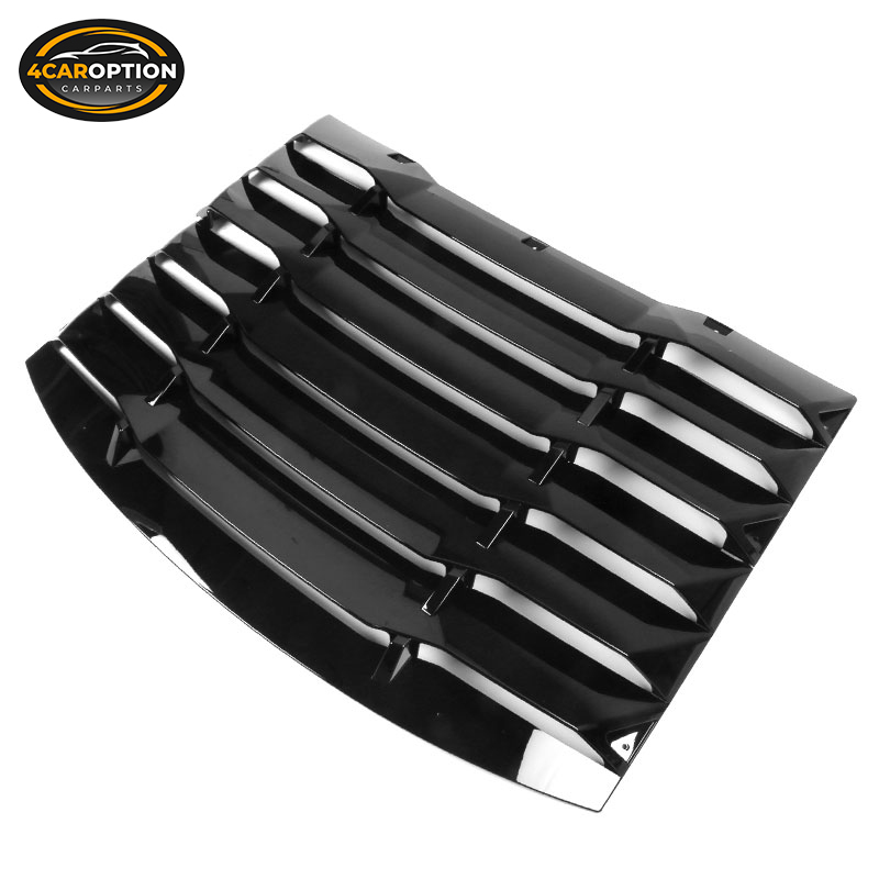 Fit 11-23 Dodge Charger Rear Window Louver Cover IKON Style Gloss