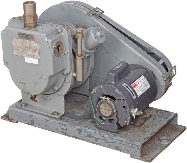 Welch 1397 Belt Driven Duo Seal Vacuum Pump + 1hp Dayton Electric Motor