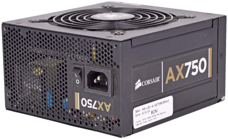 Corsair CMPSU-750AX AX750 750 Desktop Computer Power Supply Unit | eBay