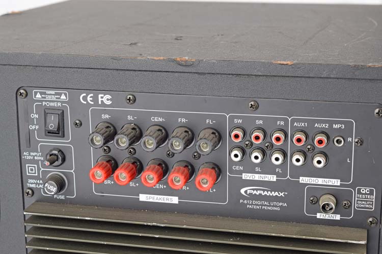 Paramax P 612 5 1 Channel A V Surround Sound Home Theater Receiver AS 