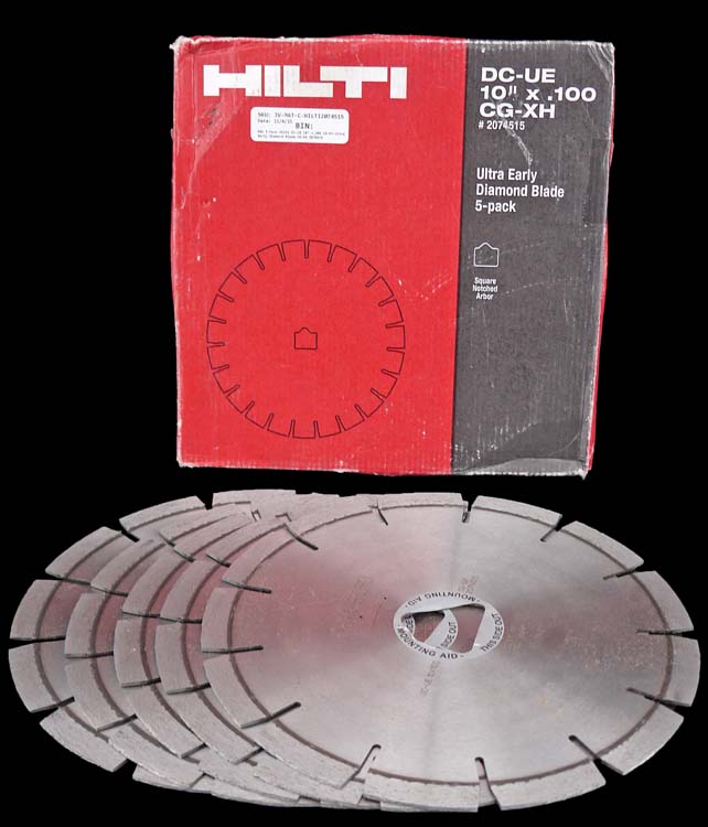 New 5 Pack Hilti Dc Ue 10 X 100 Cg Xh Ultra Early Diamond Blade Cg Gx 2074515 Ebay
