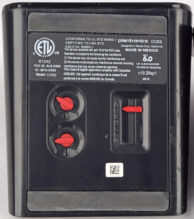 Mixed 10x Plantronics 6x CO52 2x CO53/CO54 Wireless Headset Charging