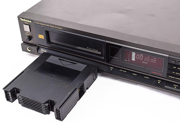Technics SLP400C Digital MultiDisc CD Changer Player w/SHCDS6 6Slot