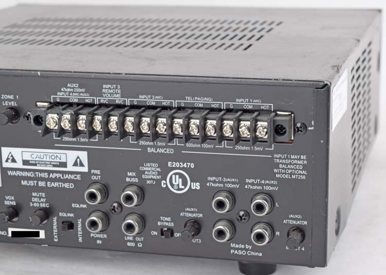 Paso DMA2015 Muzak MUDMA2015 Audio System 4Input Digital Music Amplifier PARTS eBay