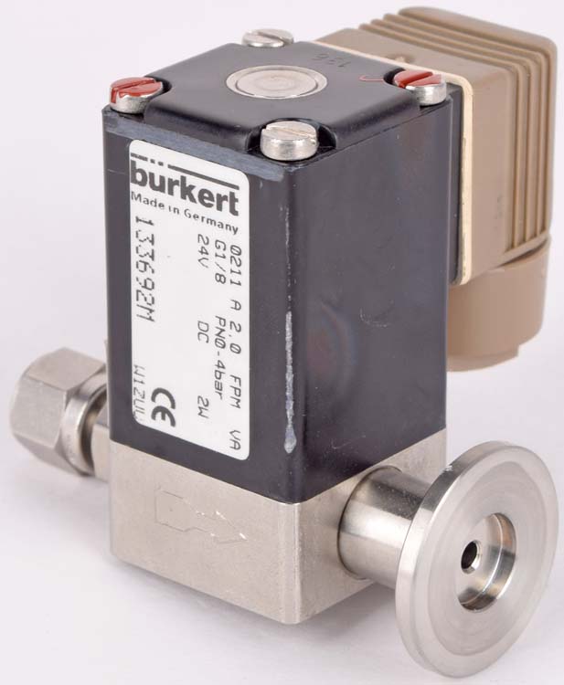 Burkert 0211 A 2 FPM 24VDC DirectActing 2/2 Way Lifting Armature Solenoid Valve eBay