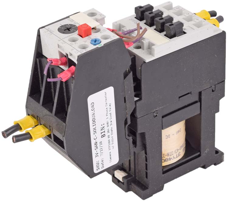 SIEMENS 3TF30 MOTOR STARTER CONTACTOR 3TF3000-0B 24VDC COIL 20A 600VAC