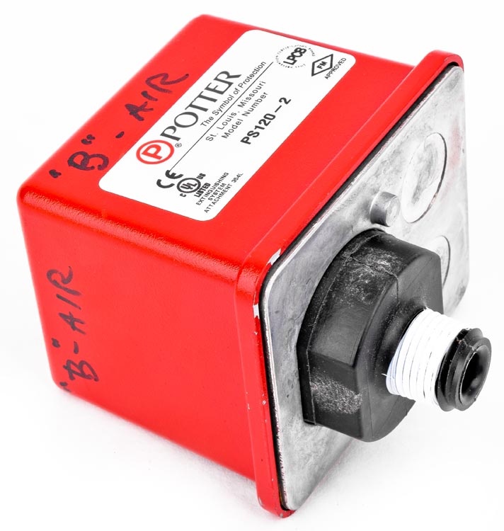 Potter PS120-2 2xSPDT Contact Supervisory Pressure Switch Unit ...