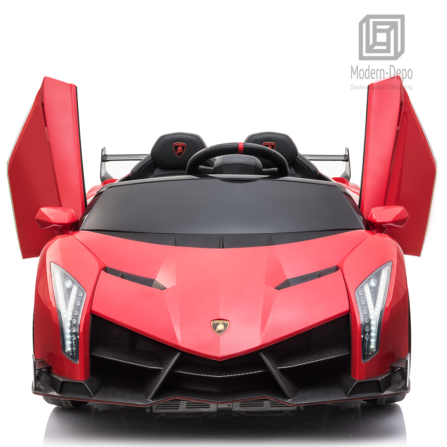 Lamborghini Veneno Ride On Car with Remote Control Music Electric Toy 12V Lights - Picture 14 of 36
