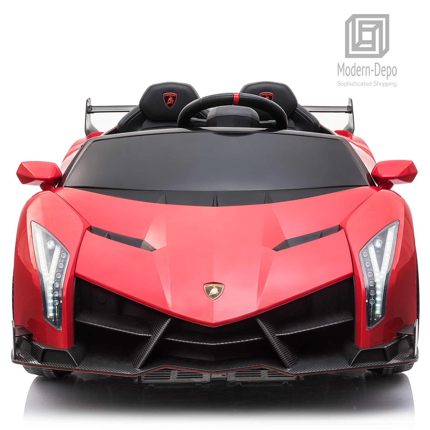 Lamborghini Veneno Ride On Car with Remote Control Music Electric Toy 12V Lights - Picture 19 of 36