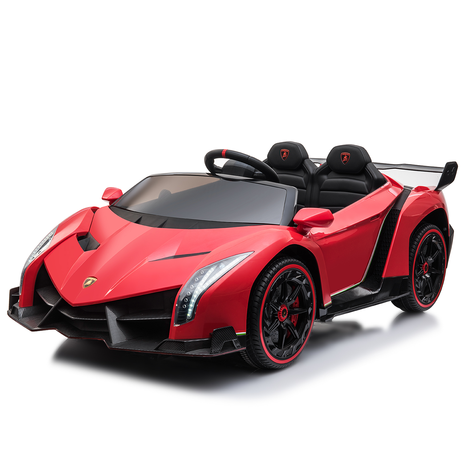 Lamborghini Veneno Ride On Car with Remote Control Music Electric Toy 12V Lights - Picture 22 of 36