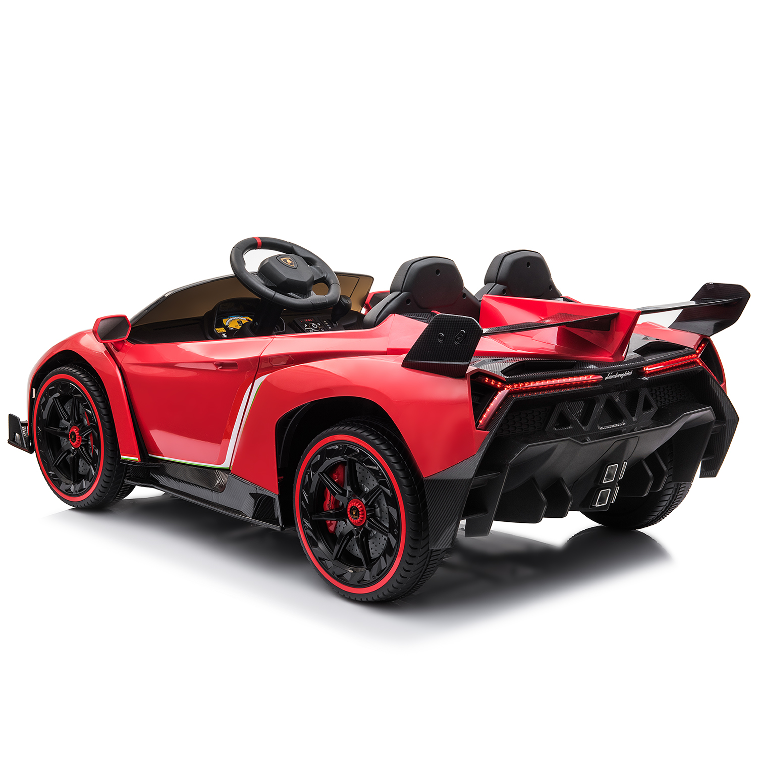 Lamborghini Veneno Ride On Car with Remote Control Music Electric Toy 12V Lights - Picture 24 of 36