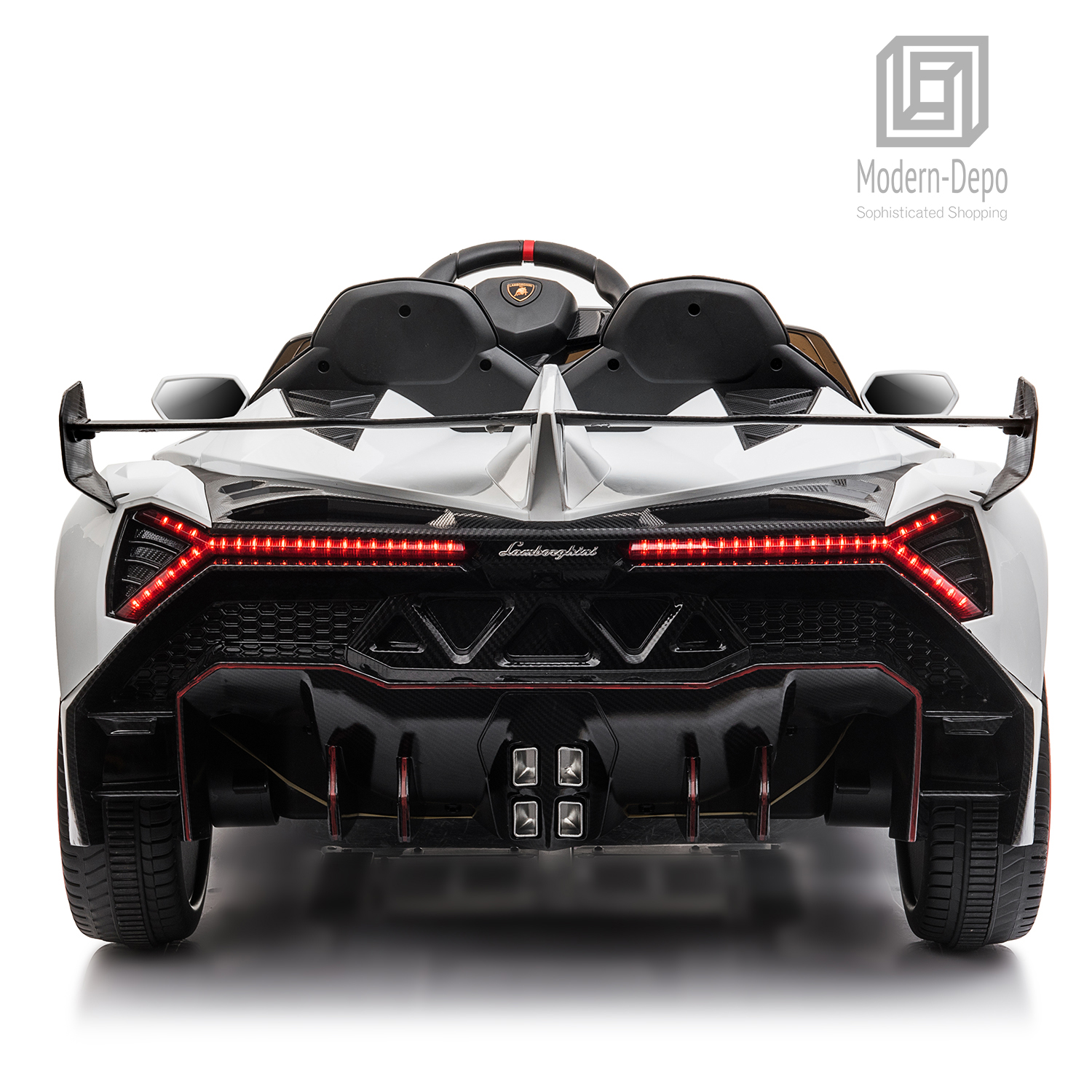 Lamborghini Veneno Ride On Car with Remote Control Music Electric Toy 12V Lights - Picture 29 of 36