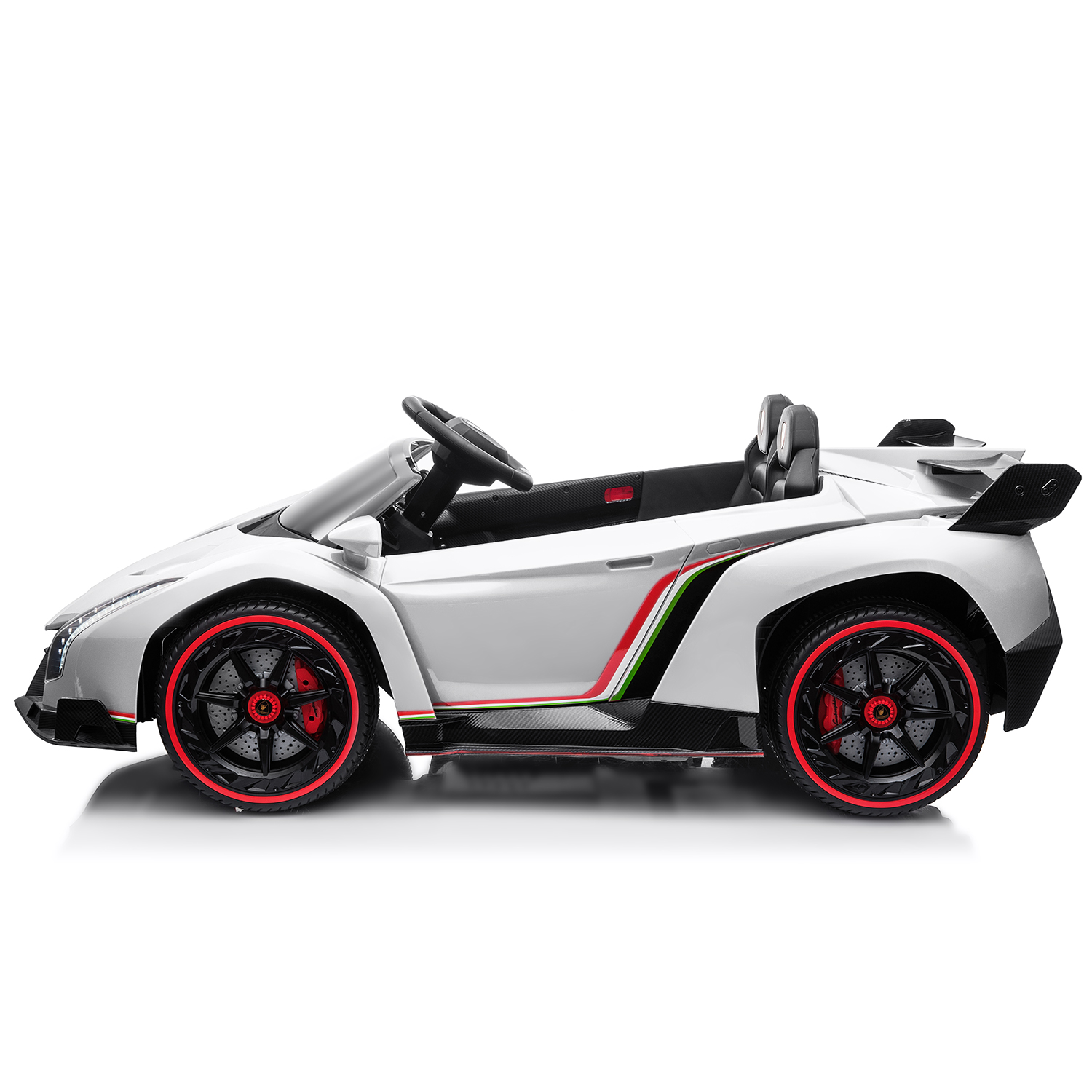 Lamborghini Veneno Ride On Car with Remote Control Music Electric Toy 12V Lights - Picture 35 of 36