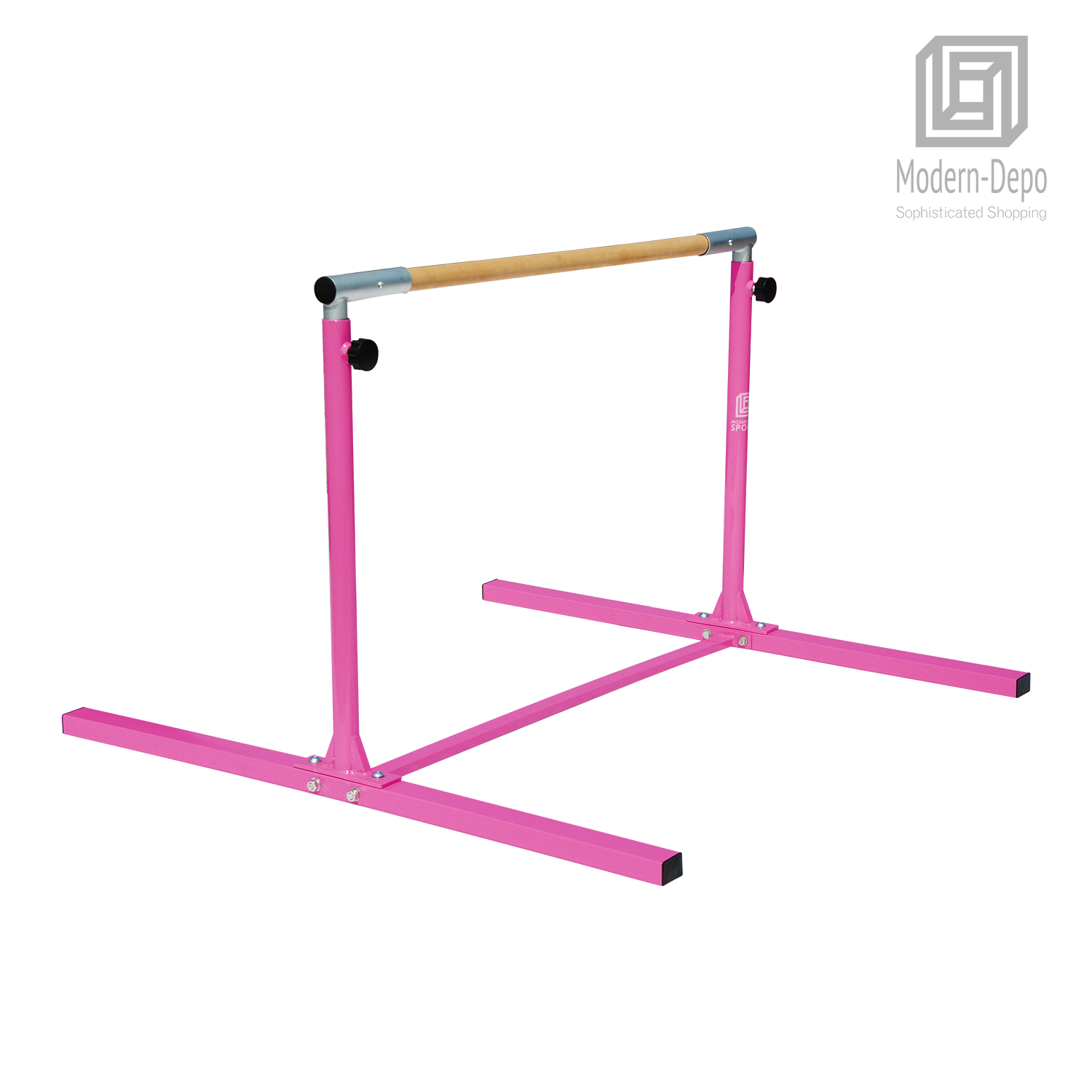 Pink ModernDepo Adjustable Junior Kip Bar 35 Gymnastics Horizontal