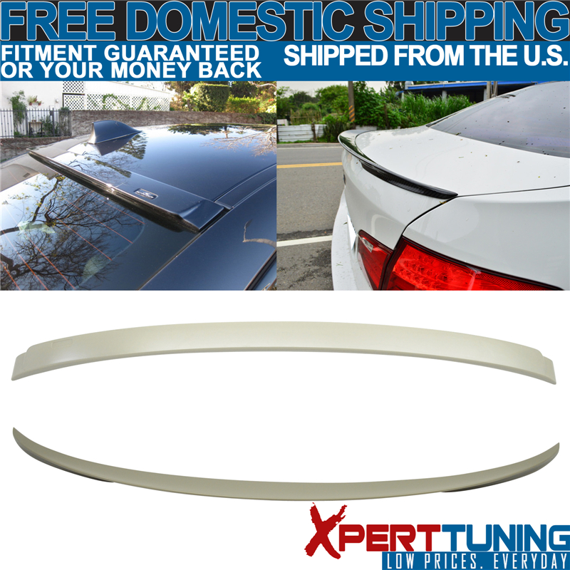 ABS Fits 11 12 13 14 15 16 BMW 5 Series F10 AC Style Unpainted Roof Spoiler