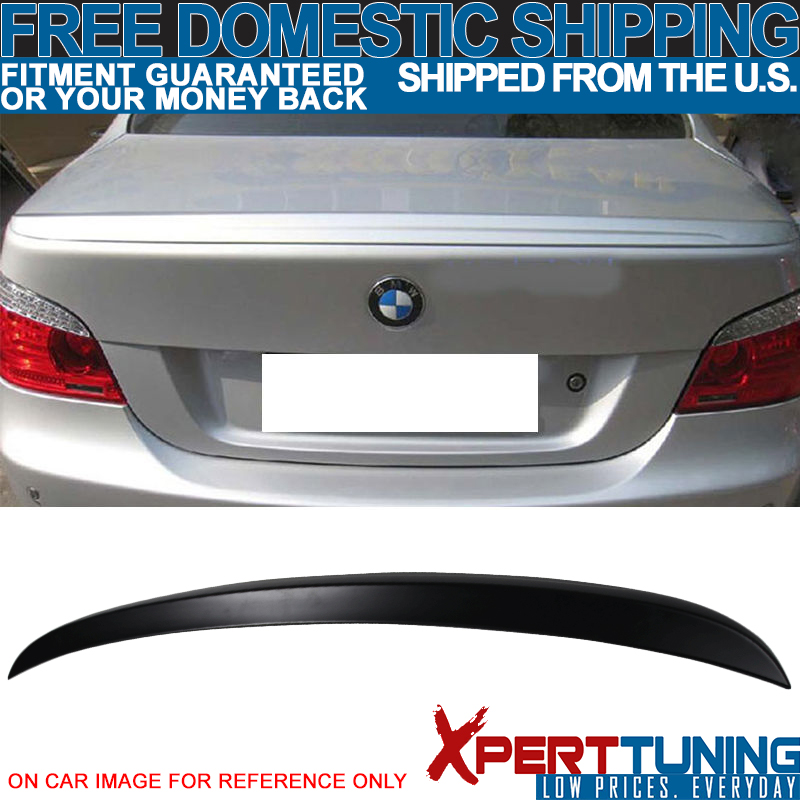 04-10 BMW E60 5-Series Sedan M5 Style Trunk Spoiler Wing ABS New