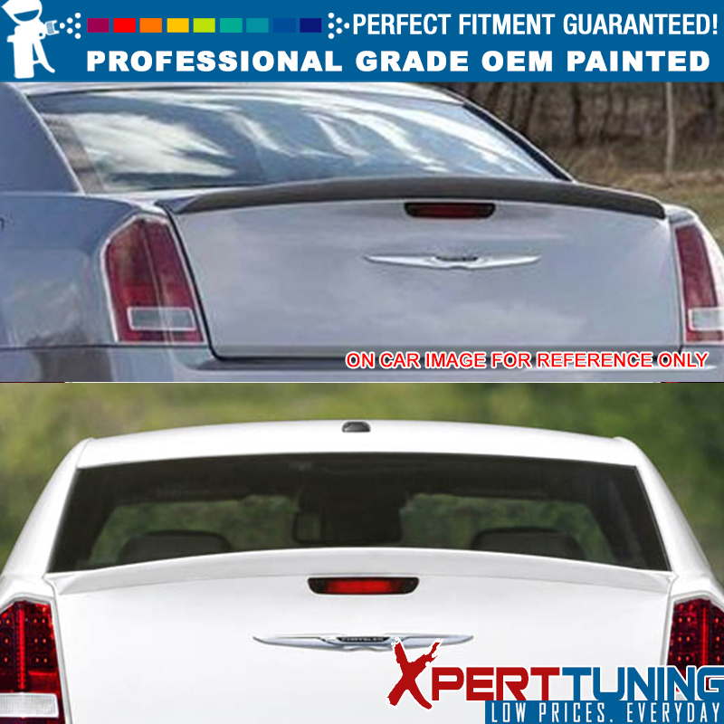 PX8 Black Painted Rear Trunk Spoiler For 2011-2023 Chrysler 300 Sedan - Advancetuning